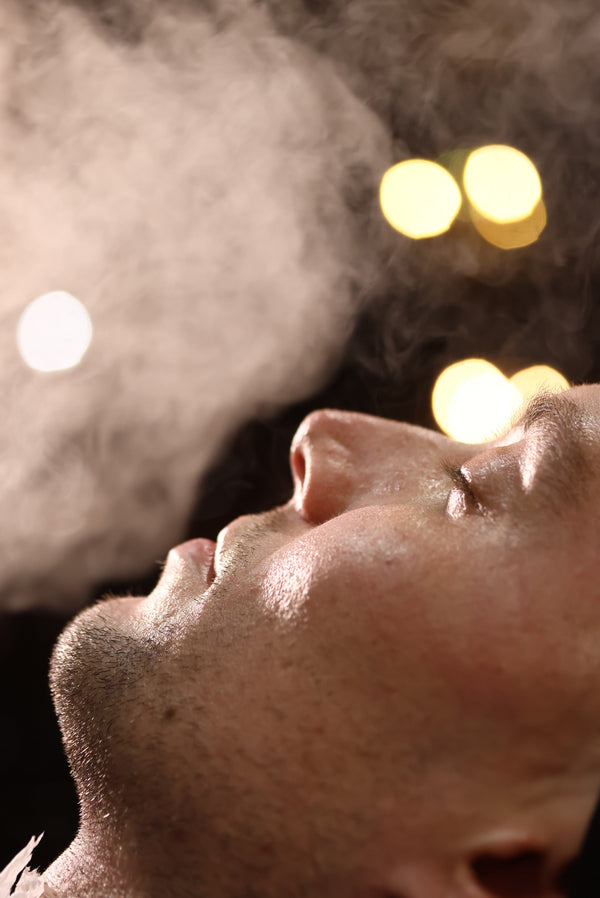 Professional men’s grooming and relaxation treatment before special event
