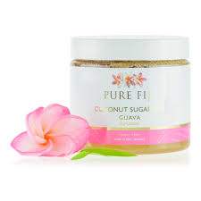Pure Fiji Coconut Sugar Scrub - Guava (10oz/300ml)