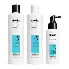 Wella Nioxin Scalp + Hair Thickening System 3 Trial Kit for Damaged Hair with Light Thinning