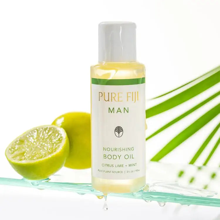 Pure Fiji MAN Body Oil - Citrus lime & Mint 90ml