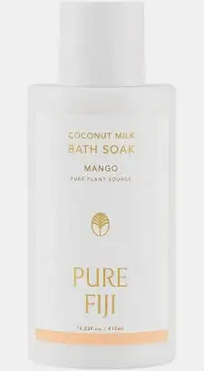 Pure Fiji Coconut Milk Bath Soak - Mango (14oz/415ml)