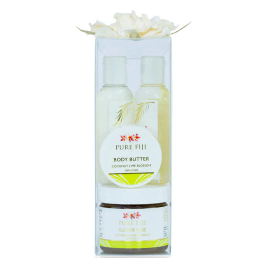 Pure Fiji Glow Spa Box - Lime Blossom