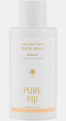 Pure Fiji Coconut Milk Bath Soak - Mango (14oz/415ml)