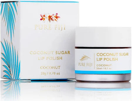 Pure Fiji Coconut Sugar Lip Polish -  Coconut (0.7oz/20ml)